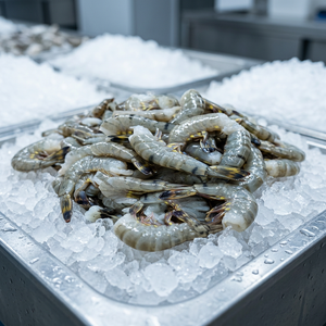 Camarones Blancos Congelados, Proceso de Congelación IQF, Certificación ISO, 10 kg, Alta Calidad, Sudáfrica, Sin Piel, Pelados, con Cola, Envasados al Vacío - Product Image 3