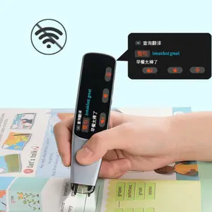 Caneta de scanner inteligente portátil OEM traduzidor de dicionário eletrônico com tela de toque