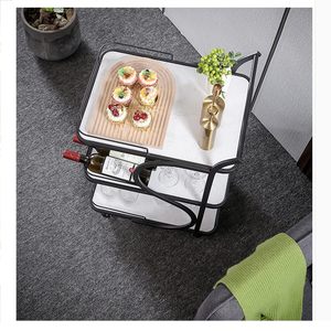Carrito de comida portátil superventas transfronterizo, de diseño creativo para uso comercial en restaurantes, hoteles, KTV, eventos de boda y servicio de té - Product Image 3