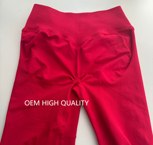 Pantalones de Yoga de Cintura Alta para <span class=keywords><strong>Mujer</strong></span>, Tejidos Elásticos, de Color Sólido, Pantalones Casuales con Pierna Acampanada y Estiramiento Sin Costuras - Product Image 5