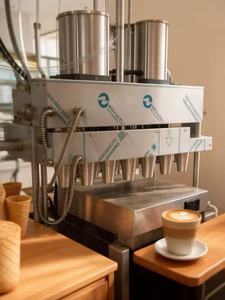 Macchina per la Produzione di Tazze di Caffè Commestibili |   Macchina per Wafer e Biscotti a Forma di Coppa per Caffetterie e Gelaterie - Product Image 2