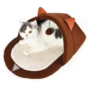 Eco Friendly Shoe Shaped Pet Bed Kitten Cozy Nest Puppy Cat Cave Bed