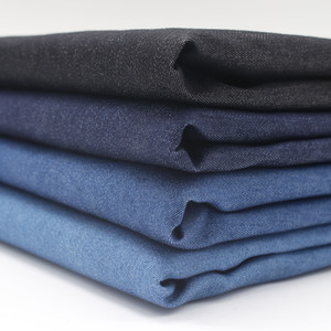 Chất lượng cao 14.3oz trọng lượng chàm jeans denim vải Cotton + Polyester + Spandex xương cá Dobby đồng bằng lót túi Bìa - Product Image 4