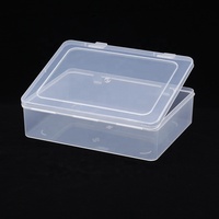 Mini boîte de rangement en plastique PP recyclable-Trousse à crayons pour bijoux cadeau et artisanat pour cartes à jouer et vis