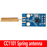 Module émetteur-récepteur sans fil SPI CC1101 433 MHz avec antenne SMA - Longue portée, faible consommation pour Arduino, ESP32, IoT, télécommande