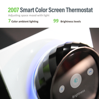 Thermostat intelligent Beca BHT-2007 avec écran couleur TFT 1,6 pouce 400*400, contrôle à distance via l'application Tuya, programmation hebdomadaire, chauffage par le sol, 220V