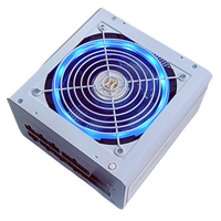 GREENLEAF catu daya Gaming Modular penuh, 750W/850W ATX 3.1 PCIe 5.1 RGB lampu kipas sunyi perlengkapan daya PC