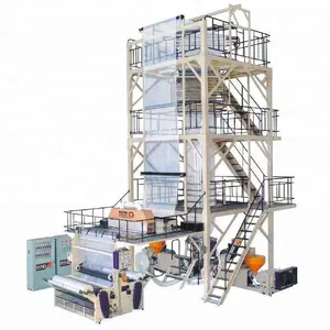 LLDPE 3 layer blown packaging shrink film machine production line