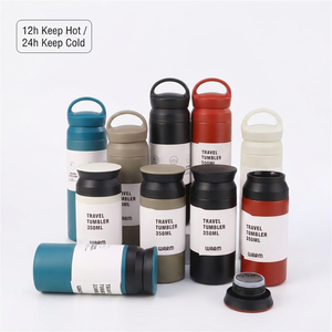 <span class=keywords><strong>Mug</strong></span> de voyage <span class=keywords><strong>isotherme</strong></span> en acier inoxydable avec logo personnalisé, 350 ml, 500 ml, <span class=keywords><strong>thermos</strong></span> anti-fuite à double paroi - Product Image 1