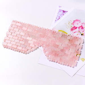 Produits tendances 2023 : Masque pour les yeux en jade vert aventurine naturel, thérapie rafraîchissante, masseur - Product Image 2