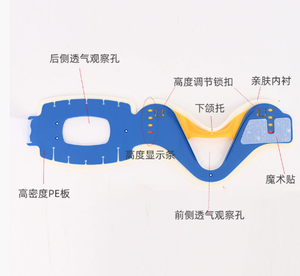 एचकेजेड चिकित्सा उपकरण प्राथमिक सहायता कर्षण उपकरण गर्भाशय ग्रीवा कॉलर भौतिक चिकित्सा गर्दन ब्रश दर्द राहत के लिए - Product Image 4