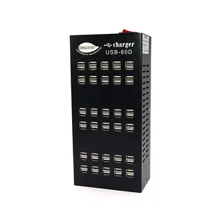 حار بيع أسود 60D مسامية 2.0 مقبس USB المحمول بنك طاقة عالي السعة القابلة لإعادة الشحن