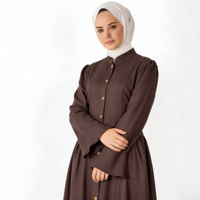 Abaya de prière grande taille pour femme, style robe, antistatique, anti-transpiration, respirante, légère, infroissable, en polyester, faite à la main