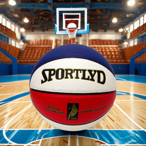 Pallone da <span class=keywords><strong>Basket</strong></span> Lydoo Personalizzato, Misure 5/6/7, in Pelle Composita, per Uso Interno ed Esterno - Product Image 4