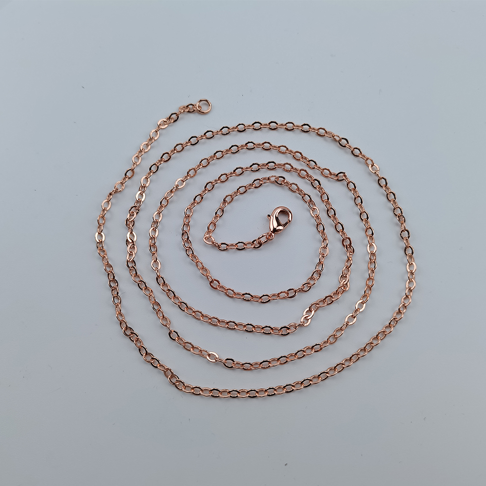 45inches rose gold chain