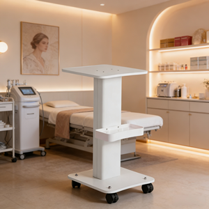 Carrito Rodante Moderno para Salón de Belleza, Carrito de 4 Ruedas, Mueble de Metal Resistente para Peluquerías y Centros Comerciales - Product Image 4