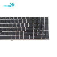 HK-HHT pièces d'ordinateur portable en gros clavier américain rétro-éclairé pour HP Probook 450 G5 455 G5 470 G5