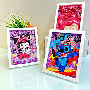 Nuovo Puzzle Moderno in Acrilico con Diamanti per Bambini, con Cornice, Tema Kuroko's Basketball, Cartone Animato, Fai <span class=keywords><strong>da</strong></span> Te, Regalo per Studenti - Product Image 1