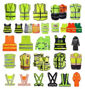 Chaqueta luminosa Chaleco De Seguridad Artículos De seguridad Hi Vis T Shirt Trabajo Smock Alta visibilidad Reflectante Herramienta Chaleco Algodón - Product Image 1