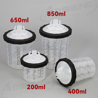 Pulvérisateur professionnel Système de mélange de peinture de voiture Pistolets de pulvérisation automobile Tasses