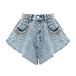 Nouveau style de shorts en jean délavé sur mesure pour hommes, fabrication de vêtements colorés, shorts en jean pour hommes à vendre, fabriqués au Pakistan - Product Image 3