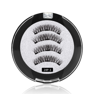 Cils magnétiques à 3 aimants, emballage personnalisé avec logo, cils magnétiques invisibles 3D - Product Image 1
