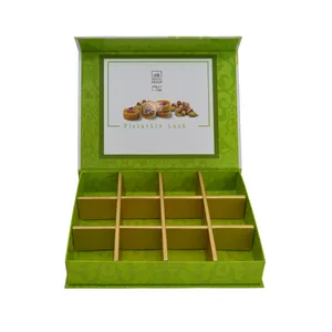 Thiết Kế Mới Deluxe Gói Quà Tặng 6 8 12 Ngăn Kẹo Cookie Ngọt Ngào Hộp Bao Bì Món Tráng Miệng Bánh Hộp Quà Tặng