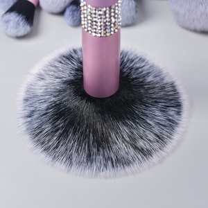 Ensemble de pinceaux de maquillage professionnels en cristal violet mat, pinceaux de maquillage, fard à paupières, Contour, pinceaux cosmétiques - Product Image 5
