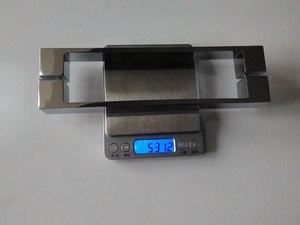 Tirador de baño Everstrong J009 manija de puerta de ducha de aleación de zinc de doble cara - Product Image 6
