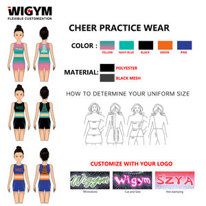 Uniformes de práctica de porristas personalizados profesionales para niñas, uniformes de entrenamiento deportivo OEM - Product Image 5