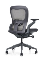 Chaise de bureau moderne et confortable à prix abordable, chaise de direction ergonomique pivotante en maille avec accoudoirs réglables