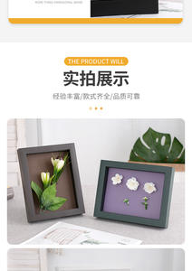 Cadre photo mural en bois creux écologique sur mesure pour nouveau-né avec <span class=keywords><strong>empreinte</strong></span> de main et de pied de bébé - Product Image 6