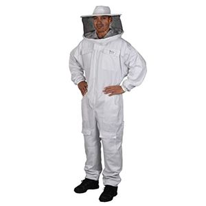 전체 판매 양봉가 세트 큰 분리 가능한 라운드 스타일 후드 용품 꿀벌 통기성 세트 양봉가 사용자 정의 - Product Image 1