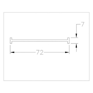 Joint en caoutchouc EPDM inférieur <span class=keywords><strong>de</strong></span> <span class=keywords><strong>porte</strong></span> <span class=keywords><strong>de</strong></span> <span class=keywords><strong>garage</strong></span> sectionnel à panneau isolé pour retenue en aluminium - Product Image 5