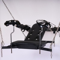 BANSEY Chaise de bondage inclinable avec écarteur de jambes forcé, Meubles de bondage pour adultes