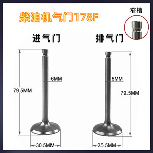Tige de soupape d'admission et d'échappement pour moteur diesel modèle 173, pièces pour mini-cultivateur et générateur - Product Image 4