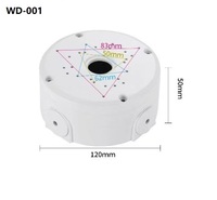 Boîtier de jonction IP65 en promotion avec bouchon en caoutchouc, boîte électrique anti-poussière et boîtier étanche en plastique pour montage extérieur avec joint en caoutchouc