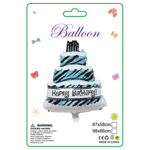 Ballon en aluminium rose en forme de château 75x68cm pour décoration de fête d'anniversaire - Product Image 2