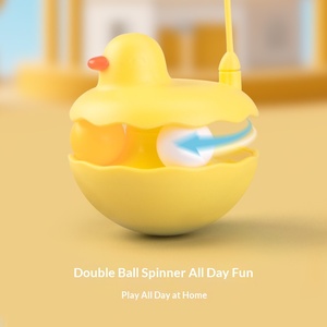 Juguete para Gatos, Artefacto Autolimpiante, Pluma para Morder, Resistente a Mordeduras, Material ABS Resistente a Bolas, Suministros para Gatitos - Product Image 4