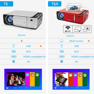TouYinger-proyector de vídeo T6 mini, dispositivo portátil de decodificación 4K para cine en casa con hdmi - Product Image 2