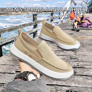 Chaussures d'été pour hommes 2025, respirantes, légères, en tissu extensible, décontractées, semelles souples, semelle intérieure en PVC - Product Image 2