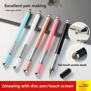 Bolígrafo Stylus capacitivo de doble punta, bolígrafo de dibujo de escritura a mano con pantalla táctil <span class=keywords><strong>universal</strong></span> de doble uso, fabricante promocional transfronterizo - Product Image 2