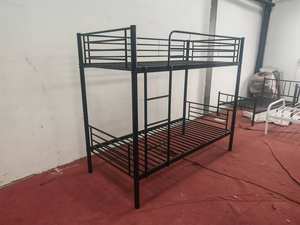 Lit superposé Queen en acier robuste moderne - Durable, sans bois, sans <span class=keywords><strong>faiblesse</strong></span> pour le salon et la chambre à coucher - Product Image 3