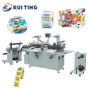 Máquina de Troquelado Plana RTMQ-380, la Más Vendida, con Sensor de Color de Papel Autoadhesivo Impreso, con Mesa de Corte y Apilador - Product Image 1