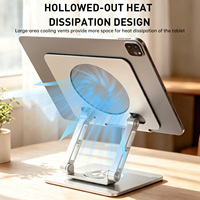 Support de bureau flexible réglable en hauteur en alliage d'aluminium pour usage commercial OEM ODM, support portable anti-corrosion pour tablette et ordinateur portable