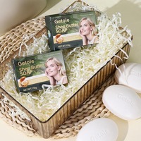 Savon au lait de karité 110g, savon en barre unisexe, huiles essentielles, nettoyage doux du corps, lavage des mains, aux herbes