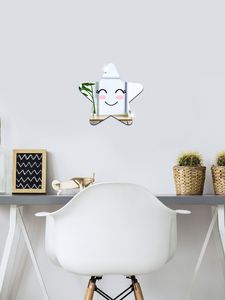Moon Stars <b>Clouds</b> Rabbits Pineapples Butterflies Three-Dimensional Acrylic Mirror <b>Stickers</b> Emoticons Self-Adhesive <b>Wall</b> <b>Sticker</b> - Product Image 3