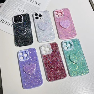Carcasas para celulares Fancy Bling Love Heart TPU funda móvil para <span class=keywords><strong>iPhone</strong></span> 14 pro Max 12 <span class=keywords><strong>13</strong></span> mujeres chica fundas de teléfono - Product Image 2