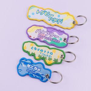 Nouveauté 2026, Meilleure Vente : Porte-clés Brodé Pokémon, Étiquette Tissée en Tissu, Motif Dessin Animé Classique et Mignon, Forme Irrégulière - Product Image 2