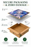 Papan Shikishi Anime Ukuran Kustom dengan Cetakan Karakter Berlapis Emas untuk Grosir